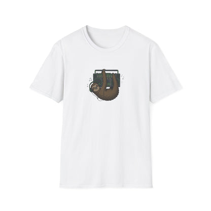 Retro Boombox Sloth T-Shirt