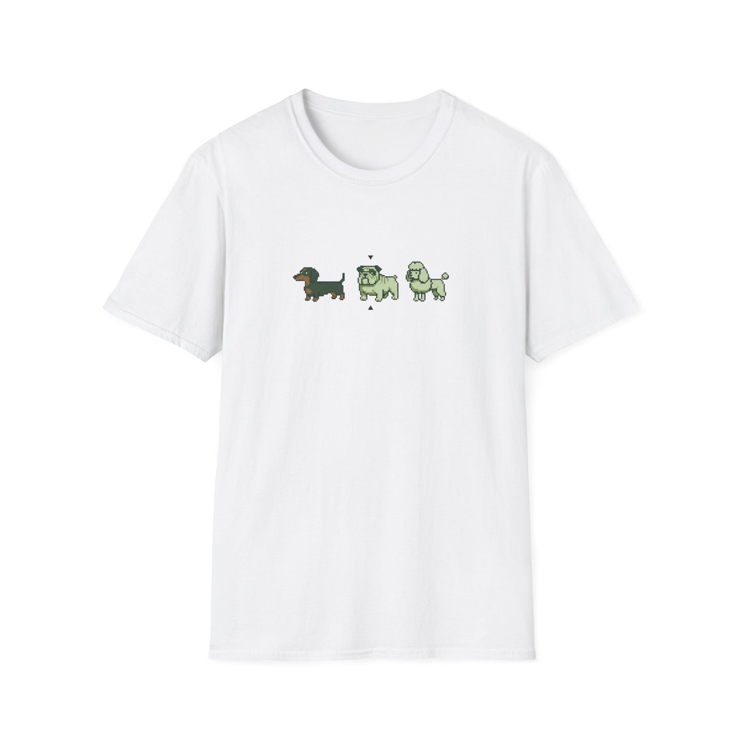 8-Bit Three Dogs T-Shirt