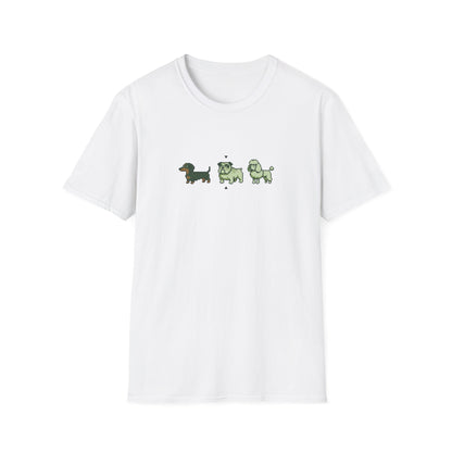 8-Bit Three Dogs T-Shirt