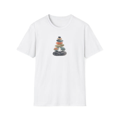 Watercolor Zen Stones T-Shirt