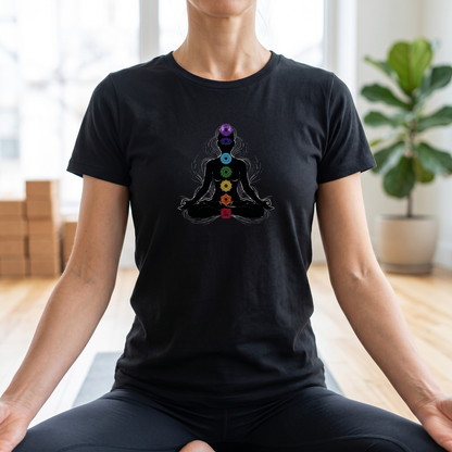 Chakras Lotus Pose T-Shirt