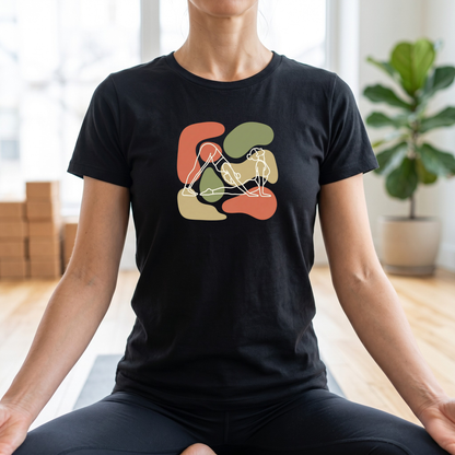 Line Art Yoga Poses T-Shirt