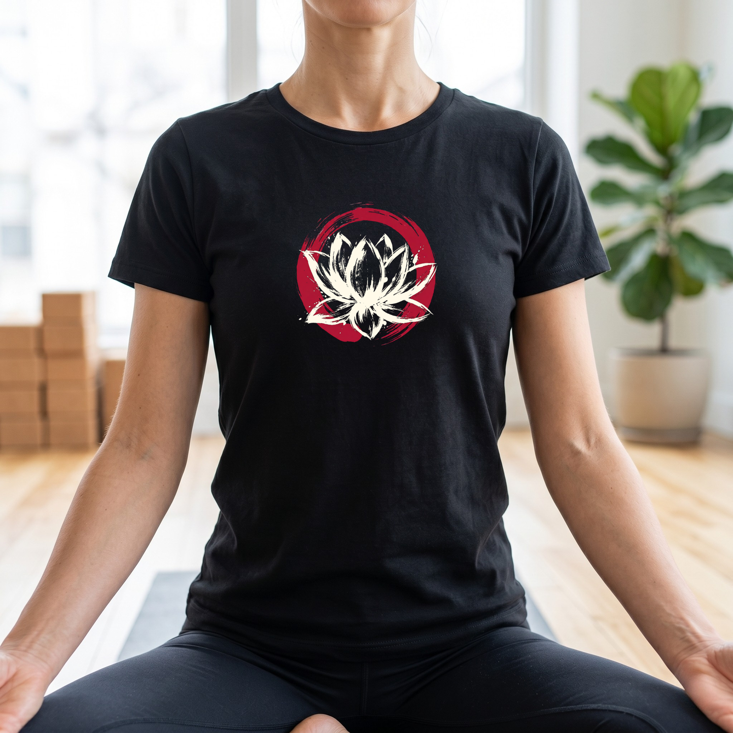 Paint Lotus Flower T-Shirt