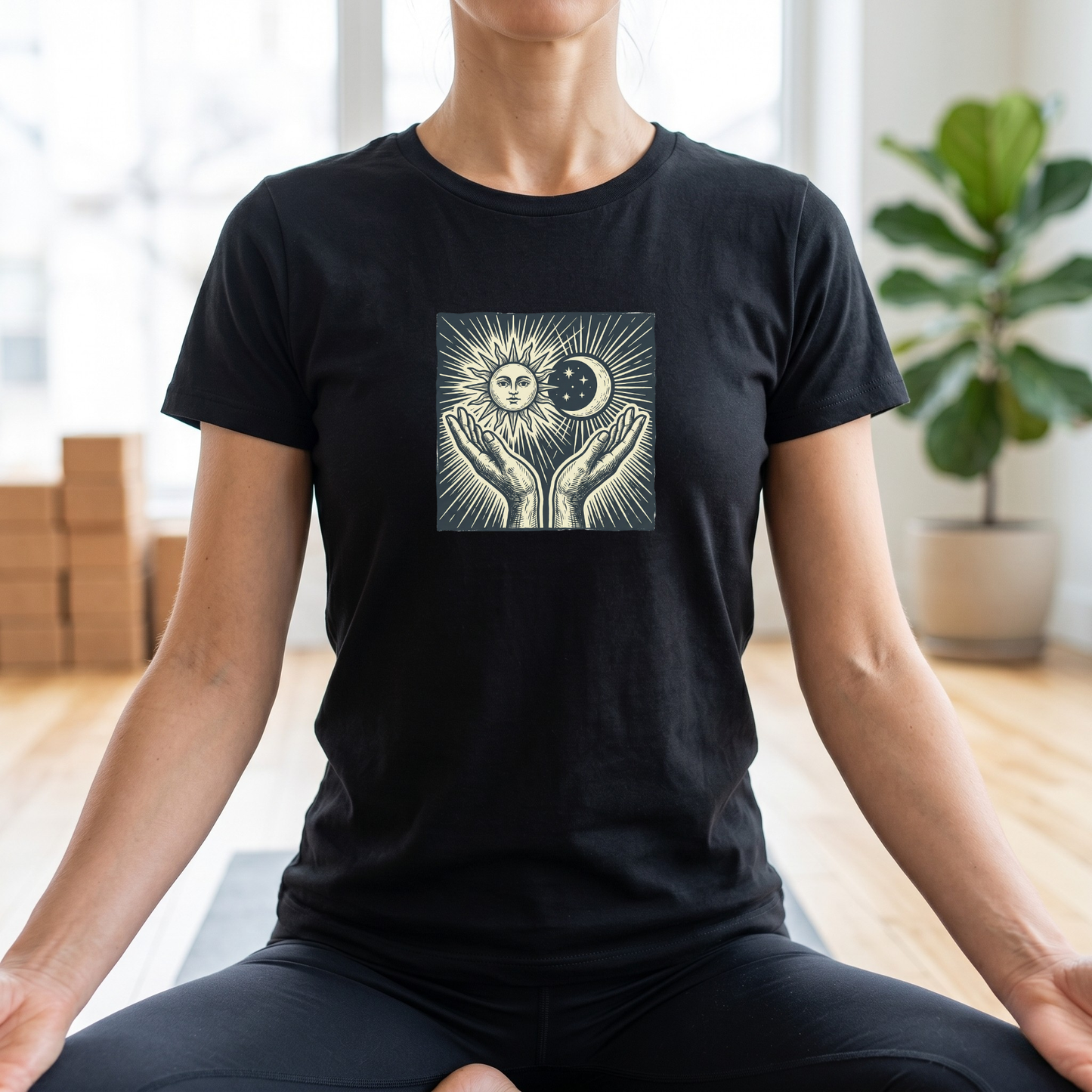 Sun & Moon Hands T-Shirt