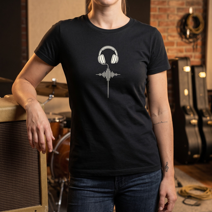 Soundwave Cable Headphones T-Shirt