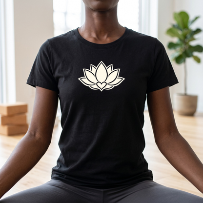 Minimalist Lotus Flower T-Shirt