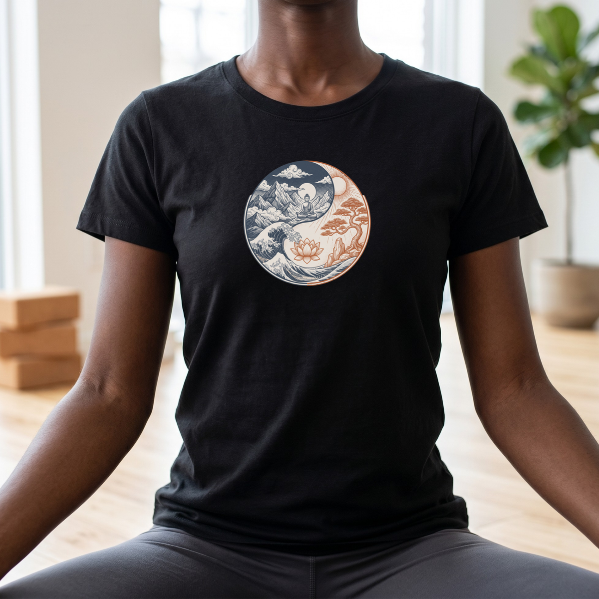 Enlightenment Nature Yin Yang T-Shirt