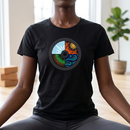 Four Elements Mandala T-Shirt