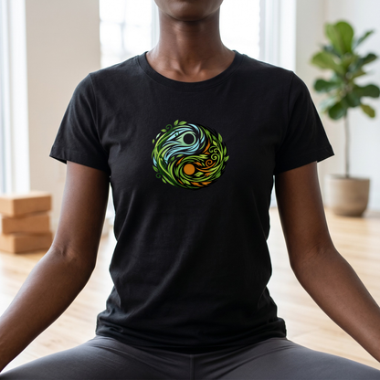Wind & Leaves Yin Yang T-Shirt