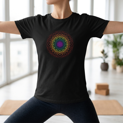 Chakra Spectrum Mandala T-Shirt