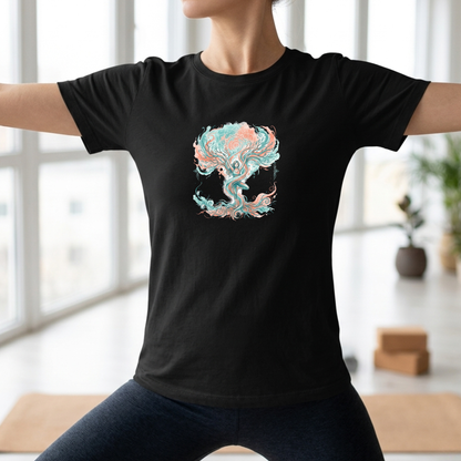 Watercolor Tree Pose Expression T-Shirt
