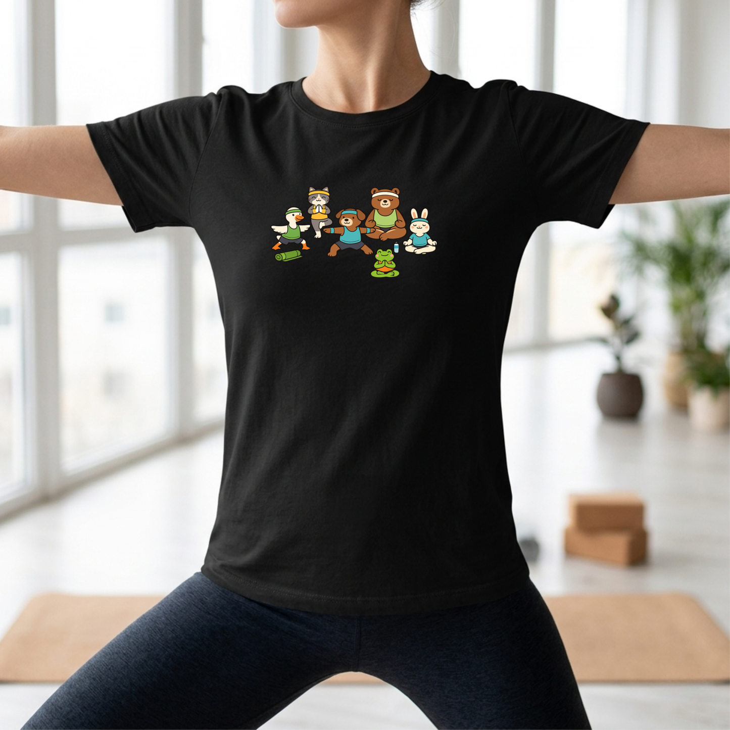 Yoga Animal Group T-Shirt