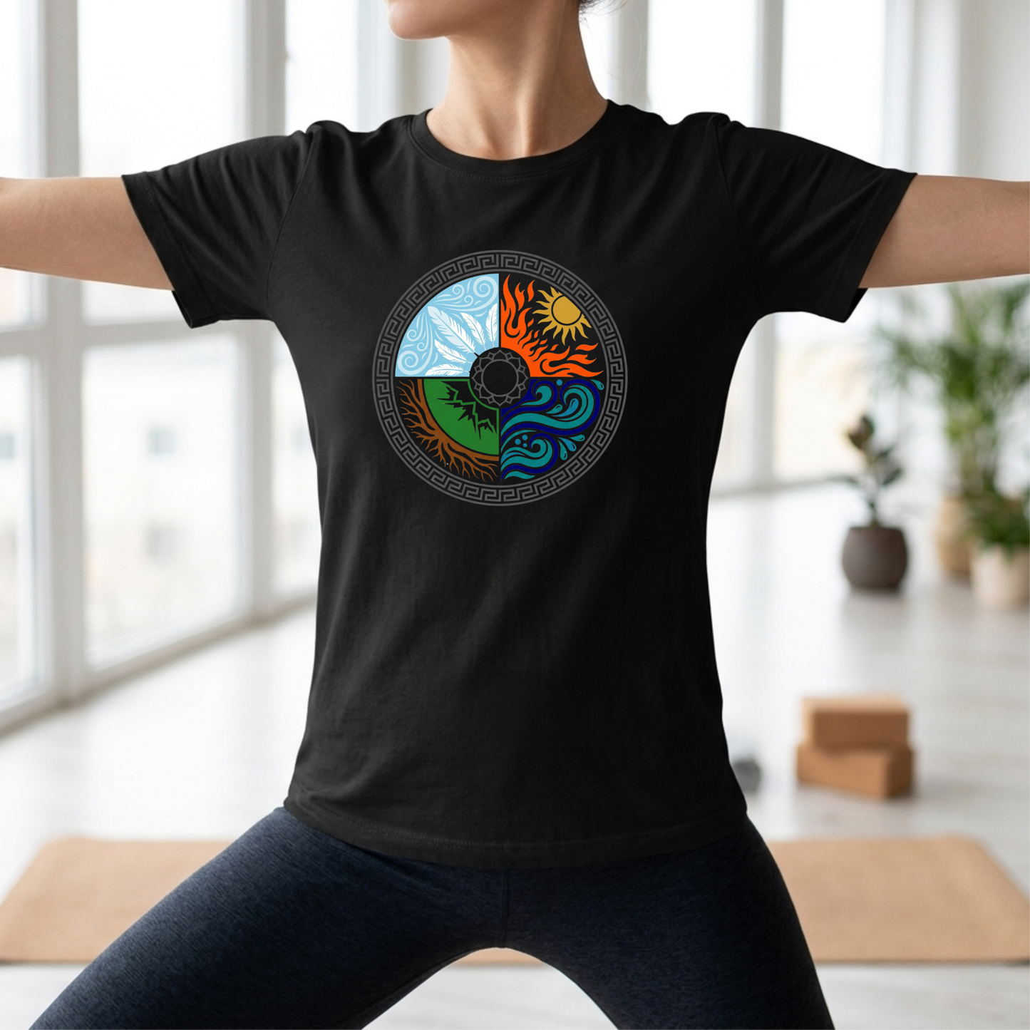 Four Elements Mandala T-Shirt