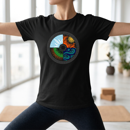 Four Elements Mandala T-Shirt