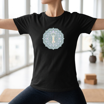 Chakra Cat Mandala T-Shirt