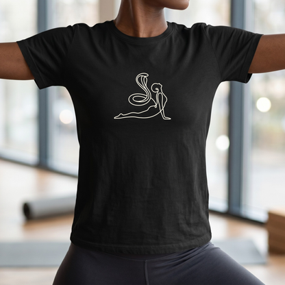 Line Art Cobra Pose T-Shirt