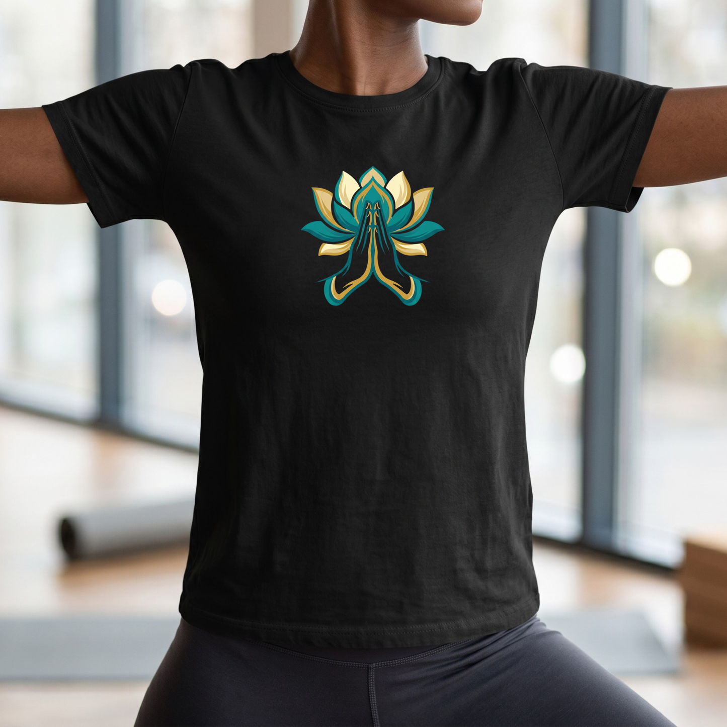 Lotus Flower and Hands T-Shirt