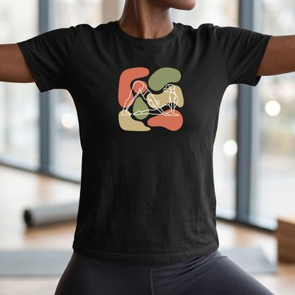 Line Art Yoga Poses T-Shirt