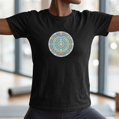 Glowing Chakra Mandala T-Shirt