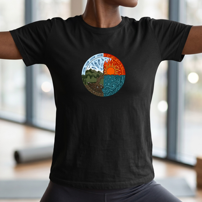 Four Elements Nature Quadrant T-Shirt