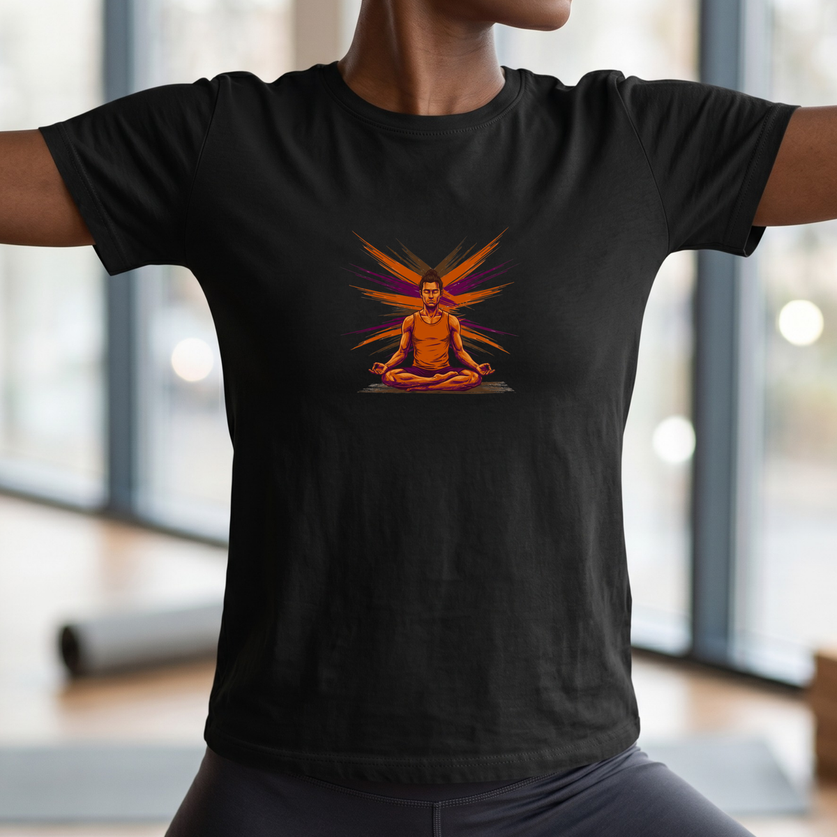 Brushstroke Zen Meditation T-Shirt
