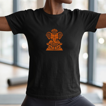 Zen Elephant Lotus Pose T-Shirt