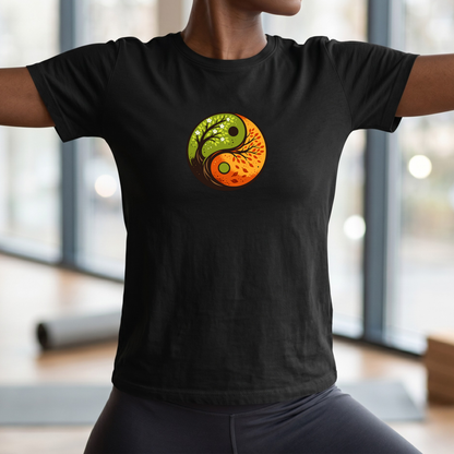 Season Trees Yin Yang T-Shirt
