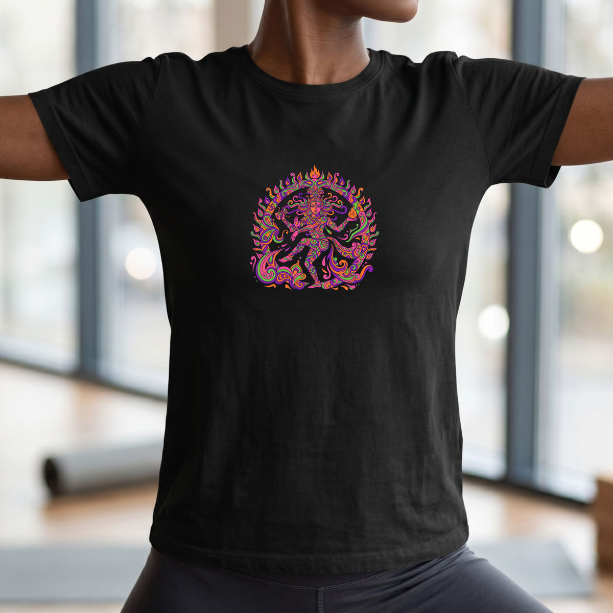Psychedelic Fire Goddess T-Shirt