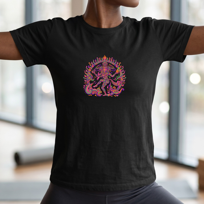 Psychedelic Fire Goddess T-Shirt