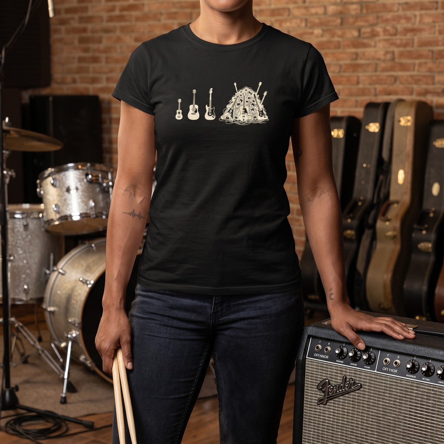 Guitarist Evolution T-Shirt