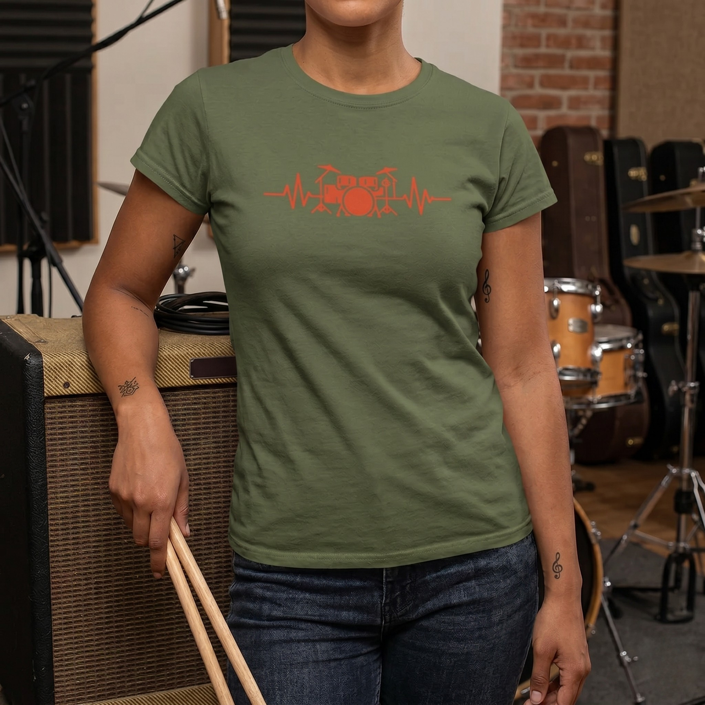 Heartbeat Drums T-Shirt