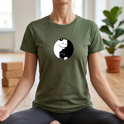 Cats Yin Yang T-Shirt