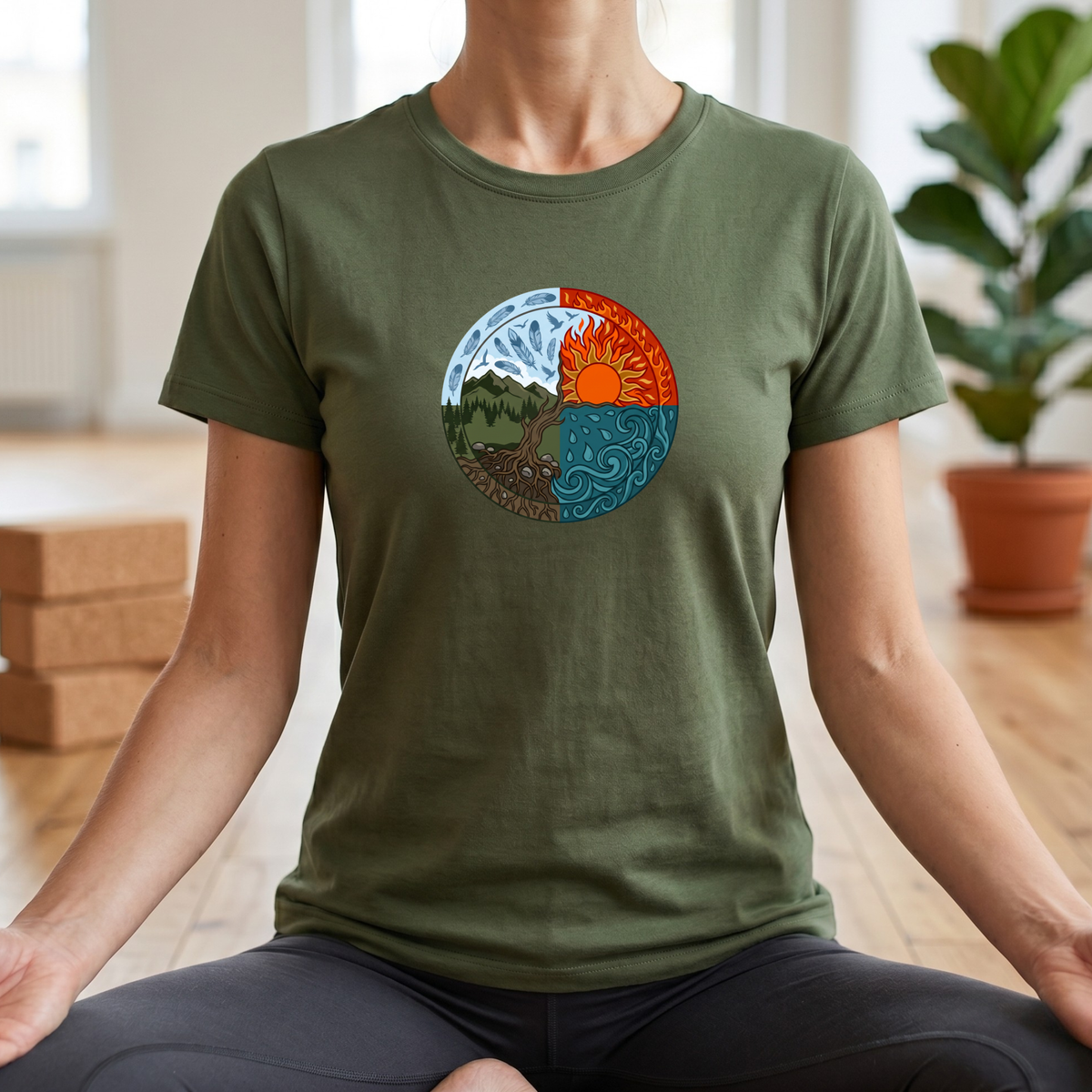 Four Elements Nature Quadrant T-Shirt