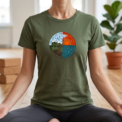 Four Elements Nature Quadrant T-Shirt