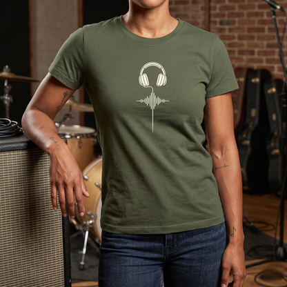 Soundwave Cable Headphones T-Shirt