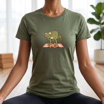 Trying My Best Yoga Frog T-Shirt