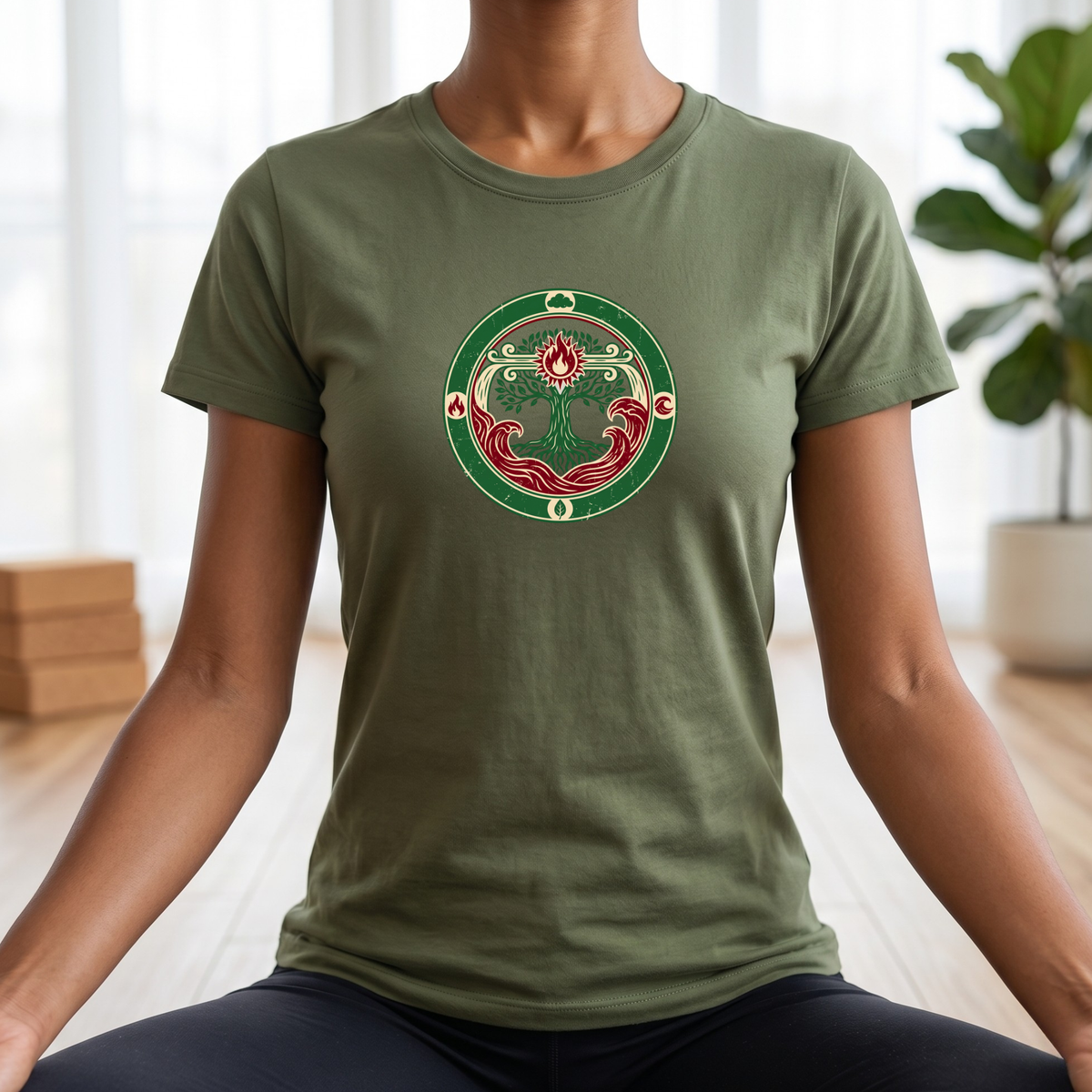 Four Elements Vintage Badge T-Shirt