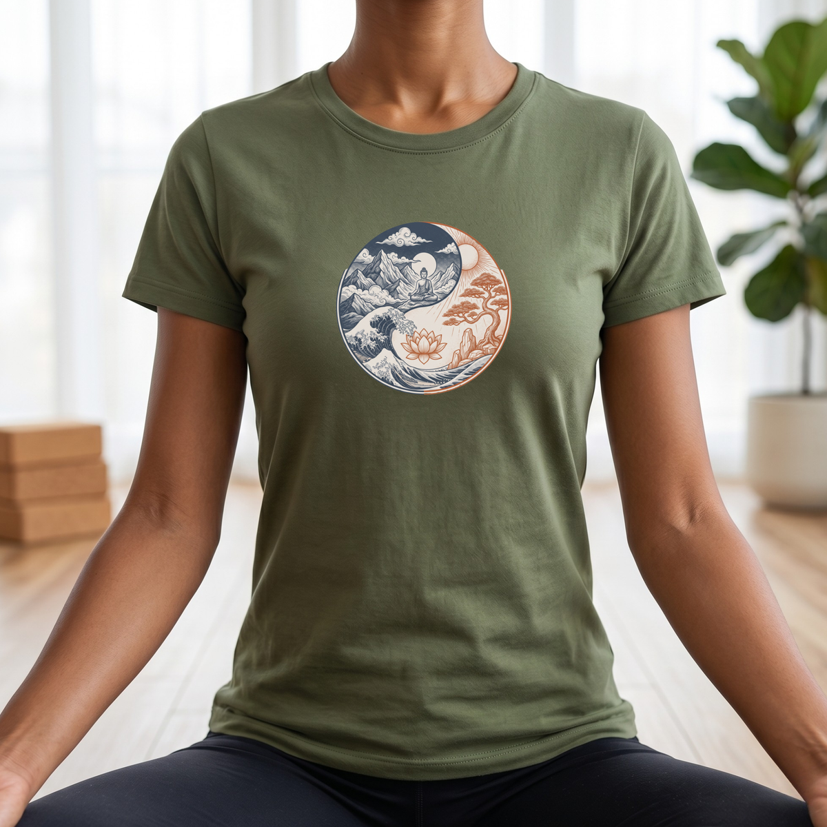 Enlightenment Nature Yin Yang T-Shirt