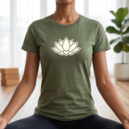 Minimalist Lotus Flower T-Shirt