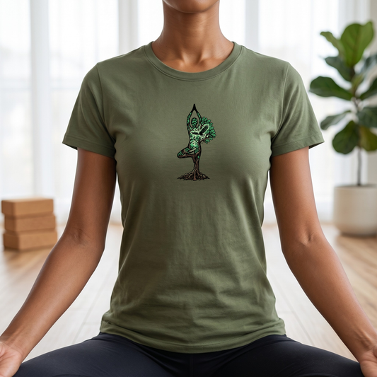 Nature Tree Pose T-Shirt