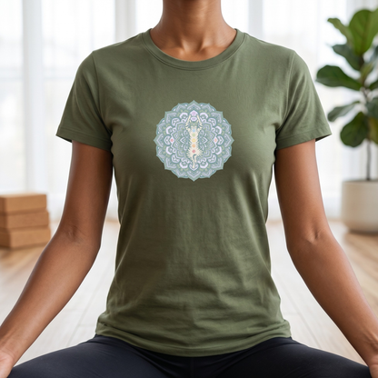 Chakra Cat Mandala T-Shirt