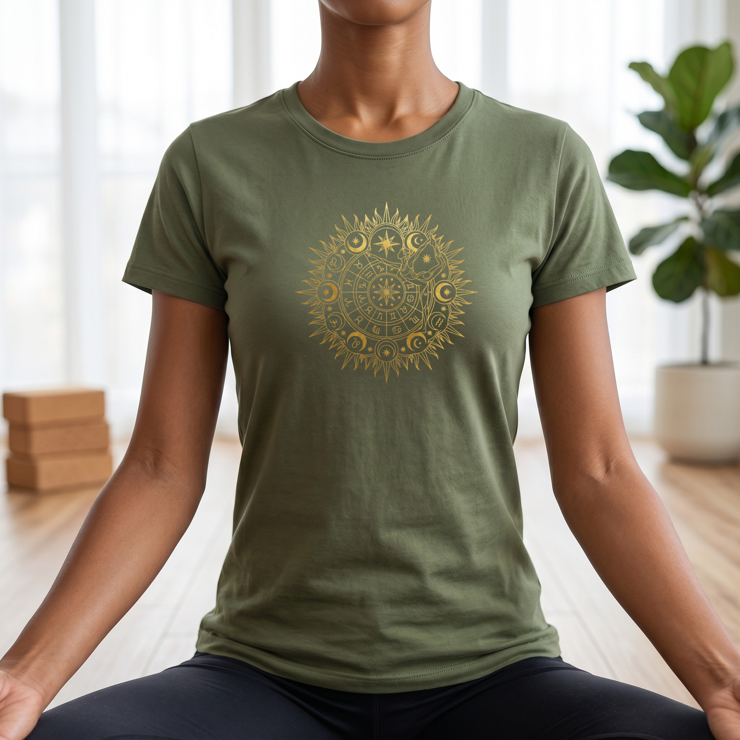 Signs Yoga Pose Mandala T-Shirt