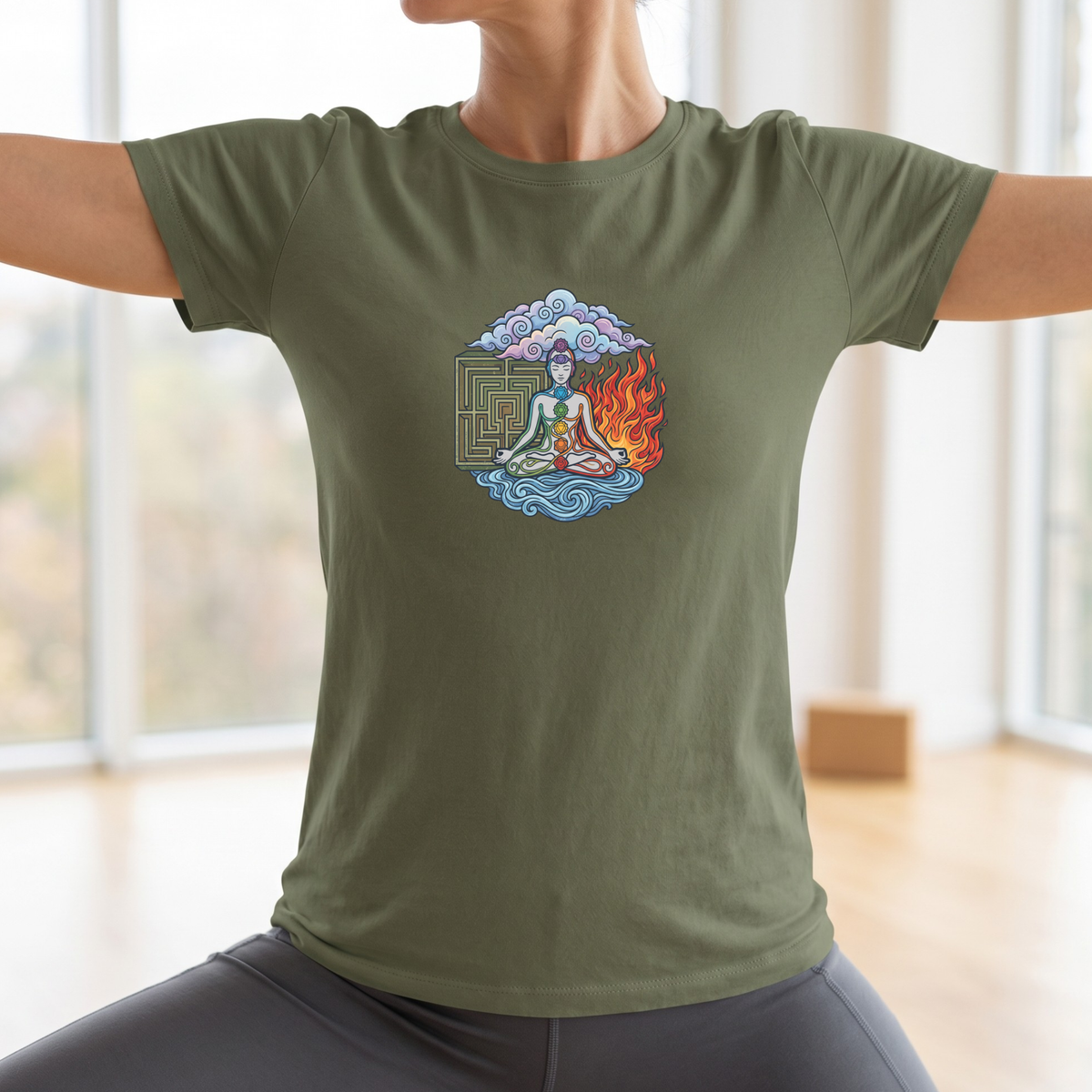 Four Element Chakras T-Shirt