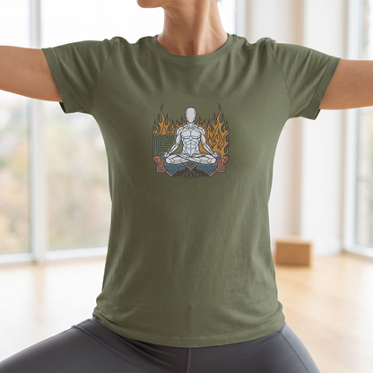 Polygon Four Elements Lotus Pose T-Shirt