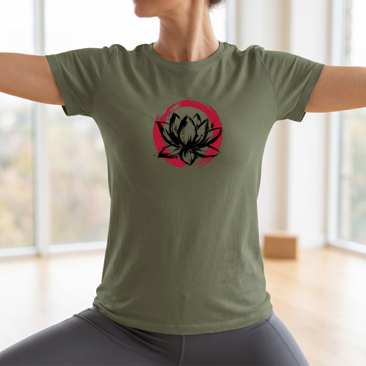 Paint Lotus Flower T-Shirt