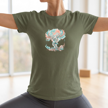 Watercolor Tree Pose Expression T-Shirt