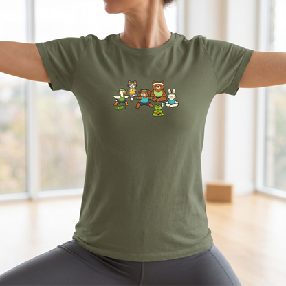 Yoga Animal Group T-Shirt