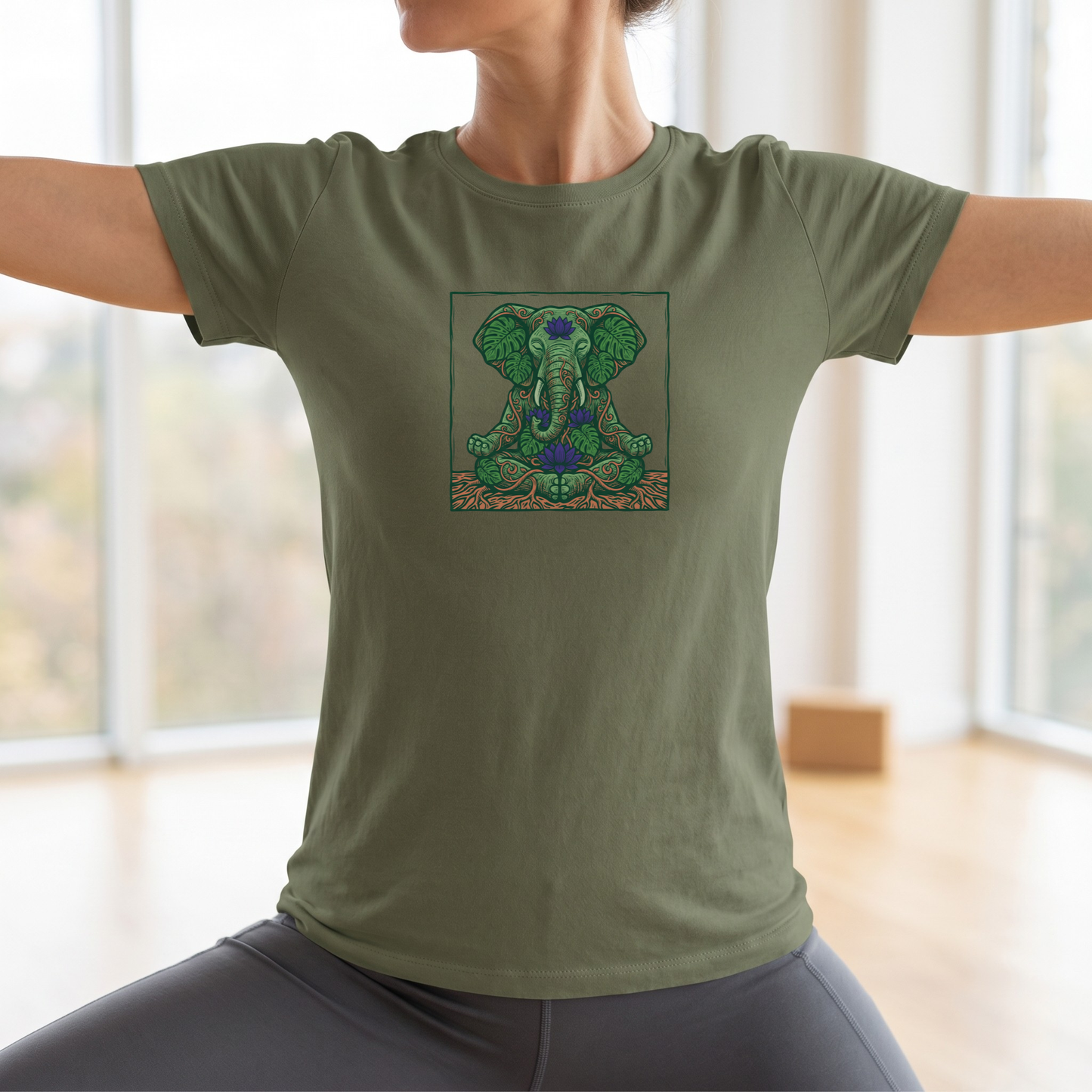 Lotus Earth Elephant T-Shirt