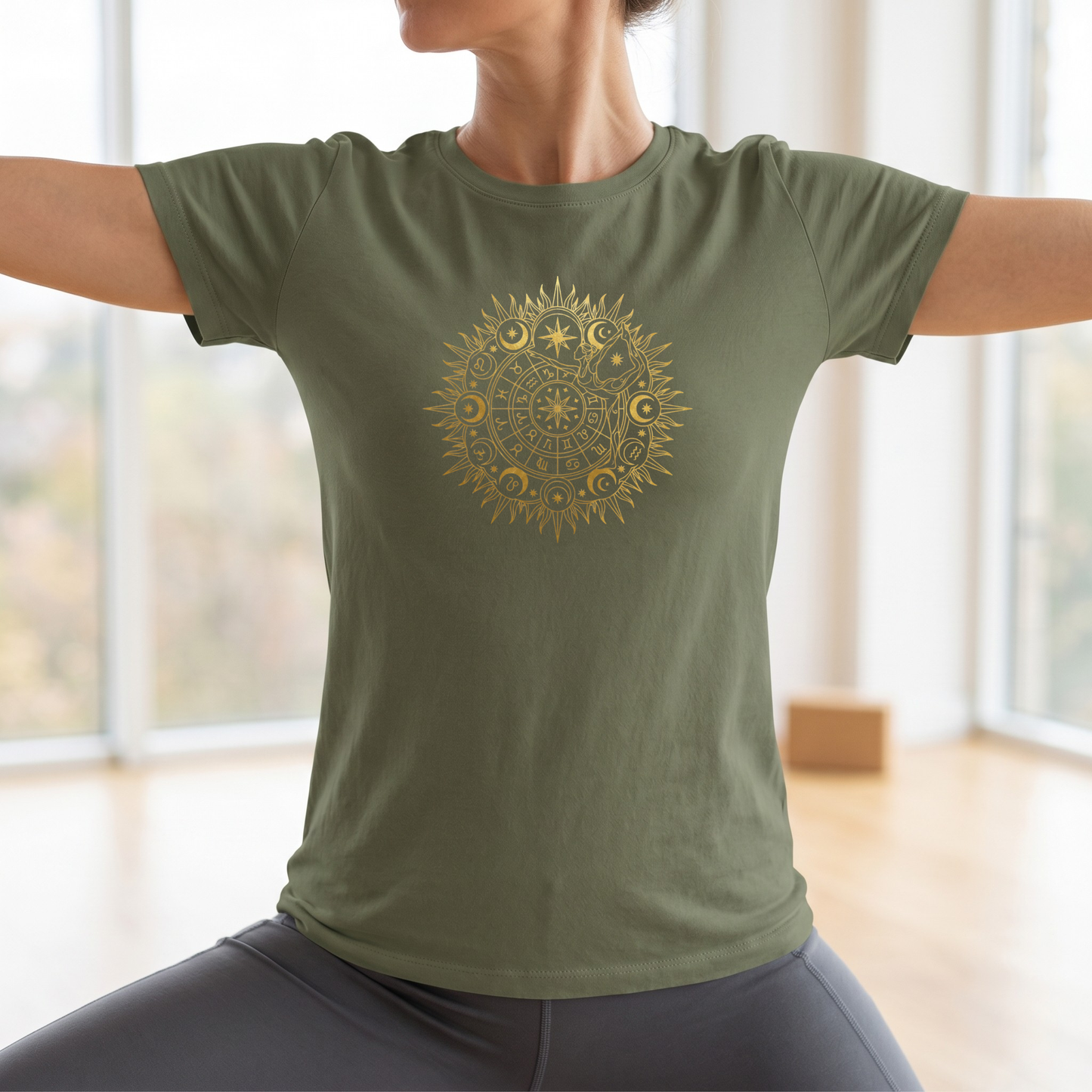Signs Yoga Pose Mandala T-Shirt