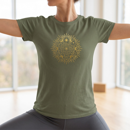 Signs Yoga Pose Mandala T-Shirt